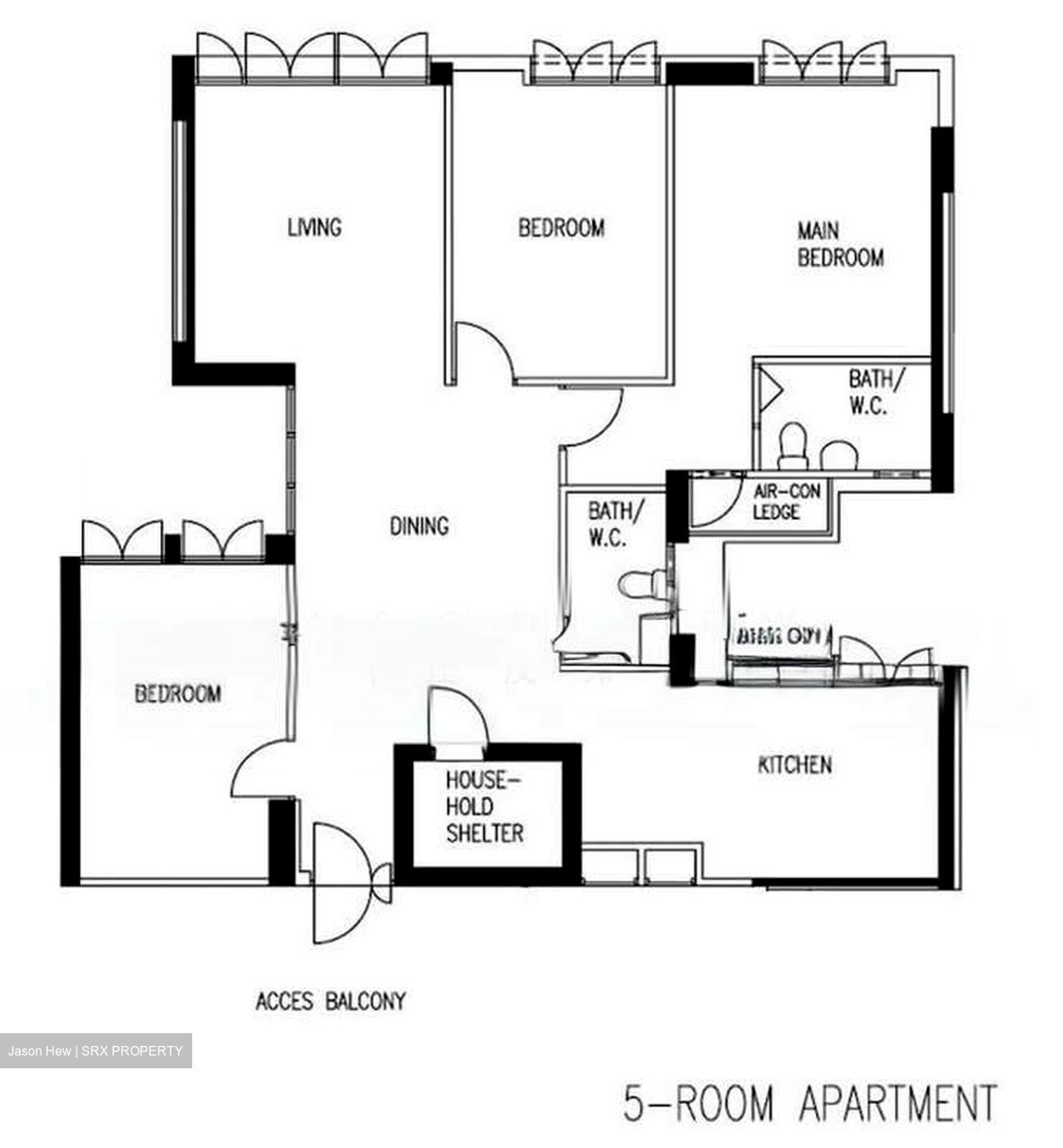 Blk 652B Jurong West Street 61 (Jurong West), HDB 5 Rooms #583106901
